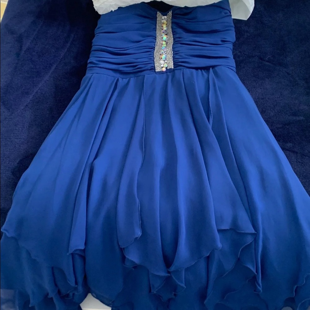 blue navy dress